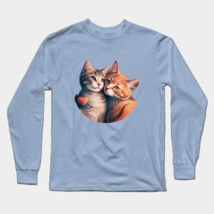 Twins cat Long Sleeve T-Shirt